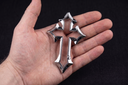 Gothic Cross Carabiner Keychain