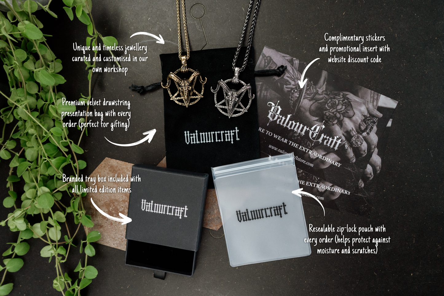 Silver Gothic Cross Pendant Necklace with Gemstone in Stainless Steel