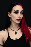 North Star Spiked Hoop Earrings in Stainless Steel