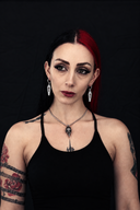 Gothic Coffin Cross Hoop Earrings in Stainless Steel