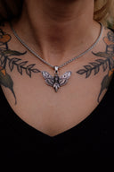 Death's-Head Hawk Moth Pendant Necklace