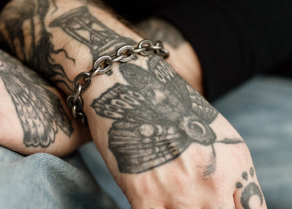 Industrial Chain Link Bracelet