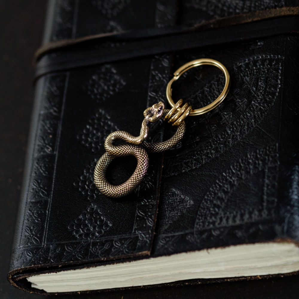 Coiled Serpent Keyring