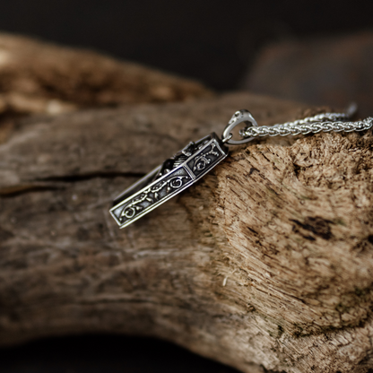 Coffin Lovers Skeleton Pendant Necklace