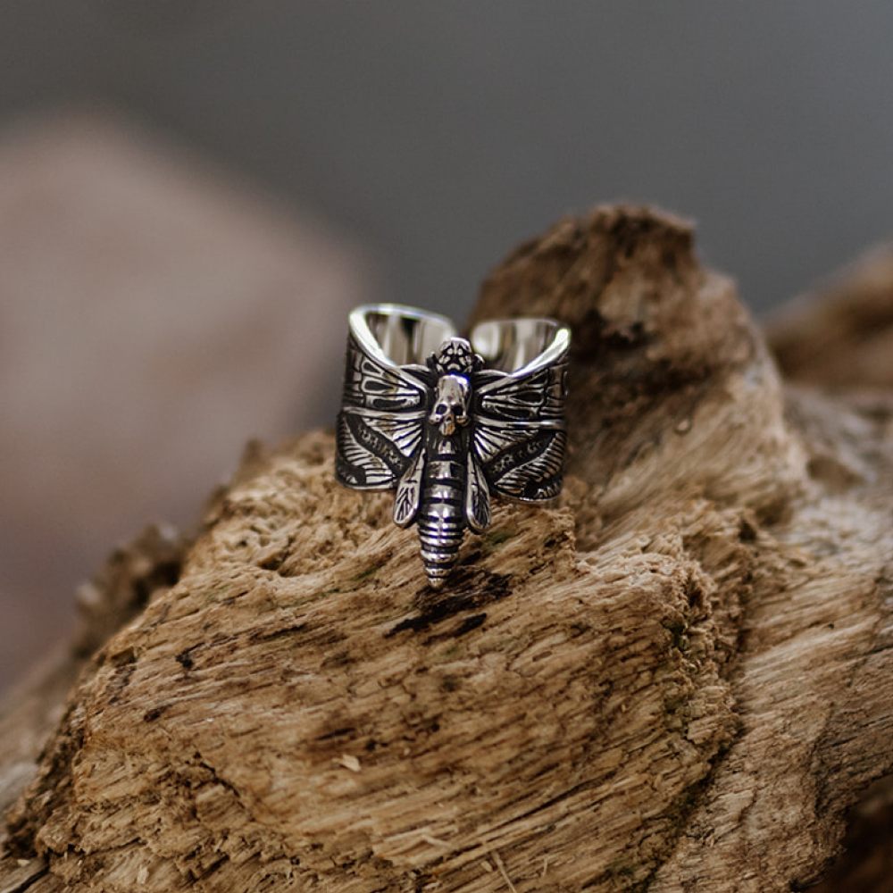 Death's-Head Hawk Moth Ring
