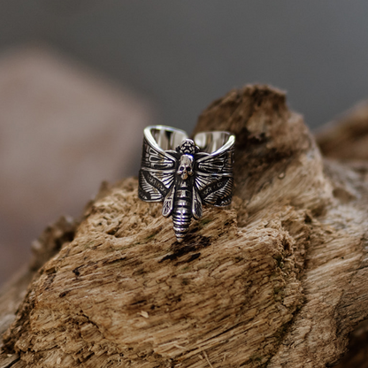 Death's-Head Hawk Moth Ring