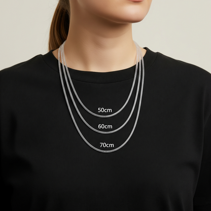 Dark Silver Coiled Serpent Pendant Necklace